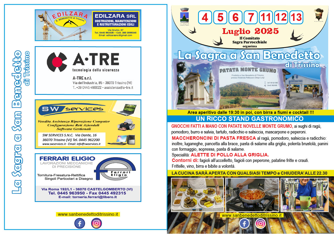 Sagra a San Benedetto di Trissino 2025